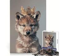 Wolf King Crown for Adults 1000 Piece Puzzle Brain Exercise Restful Escape Precision Cut Ideal Xmas Gift (50x75cm)