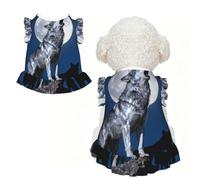 Wolf King Howl L Pet Apparel for Small Dogs-Cute Summer Outfit for Puppy, Soft Breathable Pet Clothes for Cat