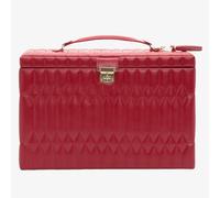 WOLF Ladies Caroline Extra Large Red Quilted Jewellery Box 329572