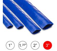 Wolf 10M Layflat Water Delivery Hose, 3-Inch Pvc, Submersible Pump Agricultural Use