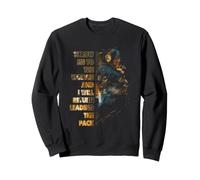 Wolf Leader Quote Throw Me to the Wolves Motivation Sweatshirt