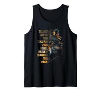 Wolf Leader Quote Throw Me to the Wolves Motivation Tank Top