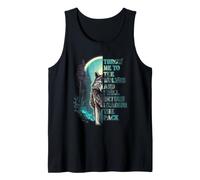 Wolf Leader Quote Throw Me to the Wolves Motivation Tank Top
