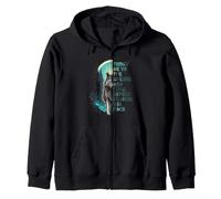 Wolf Leader Quote Throw Me to the Wolves Motivation Zip Hoodie