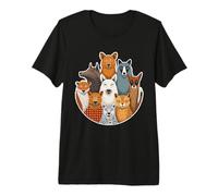 Wolf Leopard Canid Felid Core Power Wild Africa Premium T-Shirt