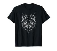 Wolf Lone Wolf Pack Gray Head Howling Wolves Grey T-Shirt