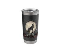 Wolf Lone Wolf Pack Howling Howl Wolf Timber Stainless Steel Insulated Tumbler