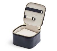 Wolf Maria Cube Jewellery Box Blue 766517 - Woman - Genuine Leather Blue 11.43 x 11.43 x 7.62