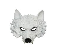 Wolf Mask Halloween Skeleton Half Face Werewolf Costume Masks Mardi Gras Clown Cosplay Party Masks Masquerade Evil Ghost Devil Animal Wolves Demon Mask Fancy Dress Up