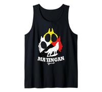 Wolf Medicine Wheel Ma'iingan Spirit Ojibwe Tank Top