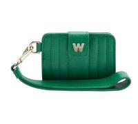 WOLF Mimi Collection Leather Green Credit Card Holder with Wristlet - Green WFF-076
