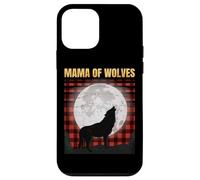 Wolf Mom - Mama Of Wolves - Red Plaid Matching Pajama - Gift Case for iPhone 12 mini