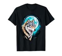 Wolf Moon Howling Lone Funny Wolves Pack of Wolves T-Shirt