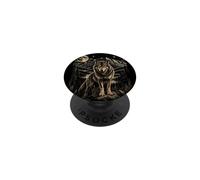 Wolf Moon Wilderness Mountain Wildlife Art PopSockets Adhesive PopGrip