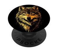 Wolf Motif I Love Wolves Wolf Pack Wild Grey Wulf Dog Wolf PopSockets Adhesive PopGrip