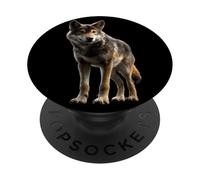 Wolf Motif I Love Wolves Wolf Pack Wild Grey Wulf Dog Wolf PopSockets Adhesive PopGrip