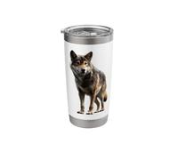 Wolf Motif I Love Wolves Wolf Pack Wild Grey Wulf Dog Wolf Stainless Steel Insulated Tumbler