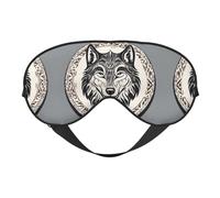 Wolf Motive Food04 Eye Mask for Sleeping, Sleep Mask Block Light Perfect for Women and Men, Soft and Comfortable Blindfold for Travel
