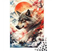 Wolf Mountain Sun Jigsaw Puzzle, 1000 Pcs Indoor Adult Game