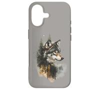 Wolf Mountains Forest Nature Wild Animal Case for iPhone 17
