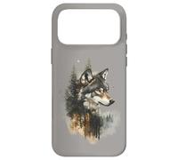 Wolf Mountains Forest Nature Wild Animal Case for iPhone 17 Pro Max