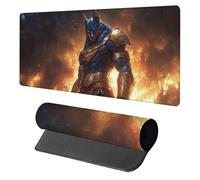 Wolf Mouse Pad, Mouse Mat 900x400x3mm, Stitched Edge Design XXL Desk Mat Large, Desk Accessories Gaming Mousemat, Office Accessories Keyboard Pad, for Gaming PC Office Large Mousepad, Blue 3-3111