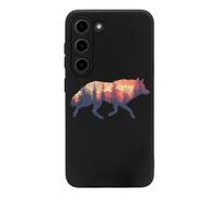 Wolf Nature Forests Phone Case Compatible with Samsung S23/Plus/Ultra Protective Case Mobile Phone Cover