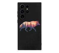 Wolf Nature Forests Phone Case Compatible with Samsung S23/Plus/Ultra Protective Case Mobile Phone Cover