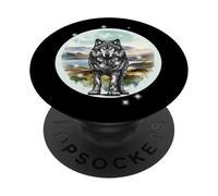 Wolf Nature Wolves Nature Lovers Wild Animals Fairy Tale Figure Child PopSockets Adhesive PopGrip