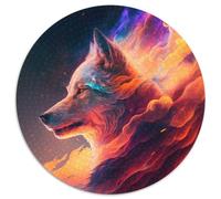 Wolf Nebula JigsawPuzzle 1000 Pieces for Adults Difficult Puzzles for Adults Family Interaction & Fun Gift, Vibrant Abstract Design 1000pcs (67.5x67.5cm)