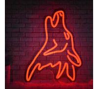 Wolf Neon Sign for Wall Decor Dimmable Art for Man Cave Bedroom Room Lights Light Up s Decorations Birthday Party