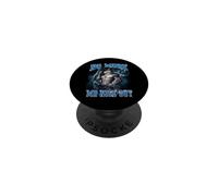 Wolf No More Mr. Nice Guy Alpha Attitude Graphic Design PopSockets Adhesive PopGrip