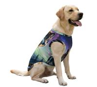 Wolf Northern Light Moon Pet Vest for Large Ice Silk Tank Top Dog