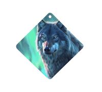 Wolf Northern Lights Funny Car Air Fresheners Pendant Decoration Hanging Accessories 1 Pc