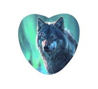 Wolf Northern Lights Funny Car Air Fresheners Pendant Decoration Hanging Accessories 1 Pc