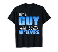 Wolf Obsessed Man Howling Pack Instinct Wild Animal Life T-Shirt