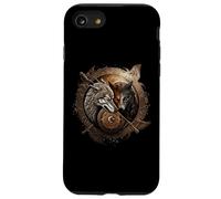 Wolf of Odin - Nordic Viking Warrior Dad Themed Mythology Case for iPhone SE (2020) / 7/8