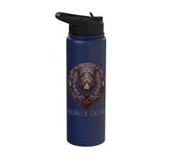 Wolf of Odin Roots Tree of Life Valhalla Calling Celtic Stainless Steel Insulated Water Bottle