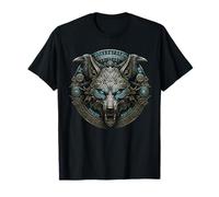 Wolf of Odin with Odins Raven Valhalla Calling Celtic T-Shirt