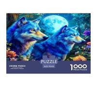 Wolf of The Forest 1000 Piece Jigsaw Puzzles for Adults Fun, Challenging & Brainteasing Beautiful Home Decoration Challenge High Difficulty 70x50cm/1000pcs