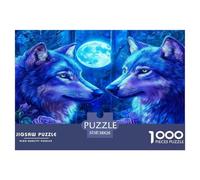 Wolf of The Forest 1000 Piece Jigsaw Puzzles for Adults Fun, Challenging & Brainteasing Birthday Gifts for Women And Man Challenge High Difficulty 38x26cm/1000pcs