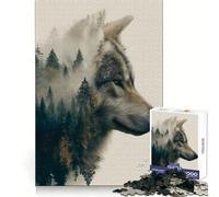 Wolf of The Wild Adult Jigsaw Puzzle1000 Pieces Analytical Skill Relaxed Leisure Tight Join Winter Gift (50x75cm)