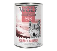 Wolf of Wilderness Adult 6 x 400g - "Red Meat" - Scarlet Sunrise: Pork, Salmon & Tuna