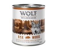 Wolf of Wilderness Adult Classic 6 x 800g Mixed Pack I (Lamb, Duck, Wild Boar) Complete Grain-free Premium Wet Dog Food Wolf Natural Eating Habit Only One Source Animal Protein