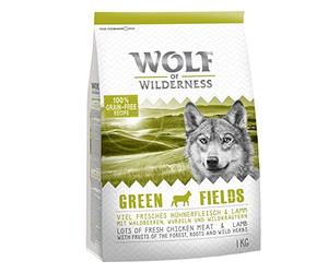 Wolf of Wilderness Adult "Green Fields" - Lamb. A Heathly Well-Balanced Food For Your Dog