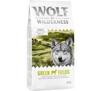Wolf of Wilderness Multibuys - 2 x 12kg - Adult Green Fields - Lamb