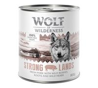 Wolf of Wilderness Adult Single Protein 6 x 800g - Strong Lands - Pork