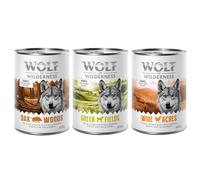 Wolf of Wilderness Adult Single Protein Saver Pack 24 x 400g - Mixed Pack 1 (3 Varieties)