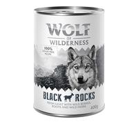 Wolf of Wilderness Adult Single Protein Saver Pack 24 x 400g - Black Rocks - Goat
