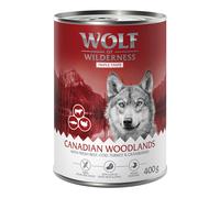 Wolf of Wilderness Adult "Triple Taste" 6 x 400g - The Taste of Canada - Beef, Turkey, Cod